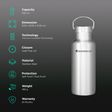 WONDERCHEF Milch-Bot 500ml Stainless Steel Hot & Cold Double Wall Flask (BPA Free, Silver)_3