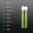 WONDERCHEF Uni-Bot 500ml Stainless Steel Hot & Cold Double Wall Flask (BPA Free, Olive Green)_3