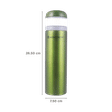 WONDERCHEF Uni-Bot 500ml Stainless Steel Hot & Cold Double Wall Flask (BPA Free, Olive Green)_2
