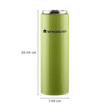 WONDERCHEF Uni-Bot 500ml Stainless Steel Hot & Cold Double Wall Flask (BPA Free, Apple Green)_2