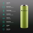 WONDERCHEF Uni-Bot 500ml Stainless Steel Hot & Cold Double Wall Flask (BPA Free, Apple Green)_3