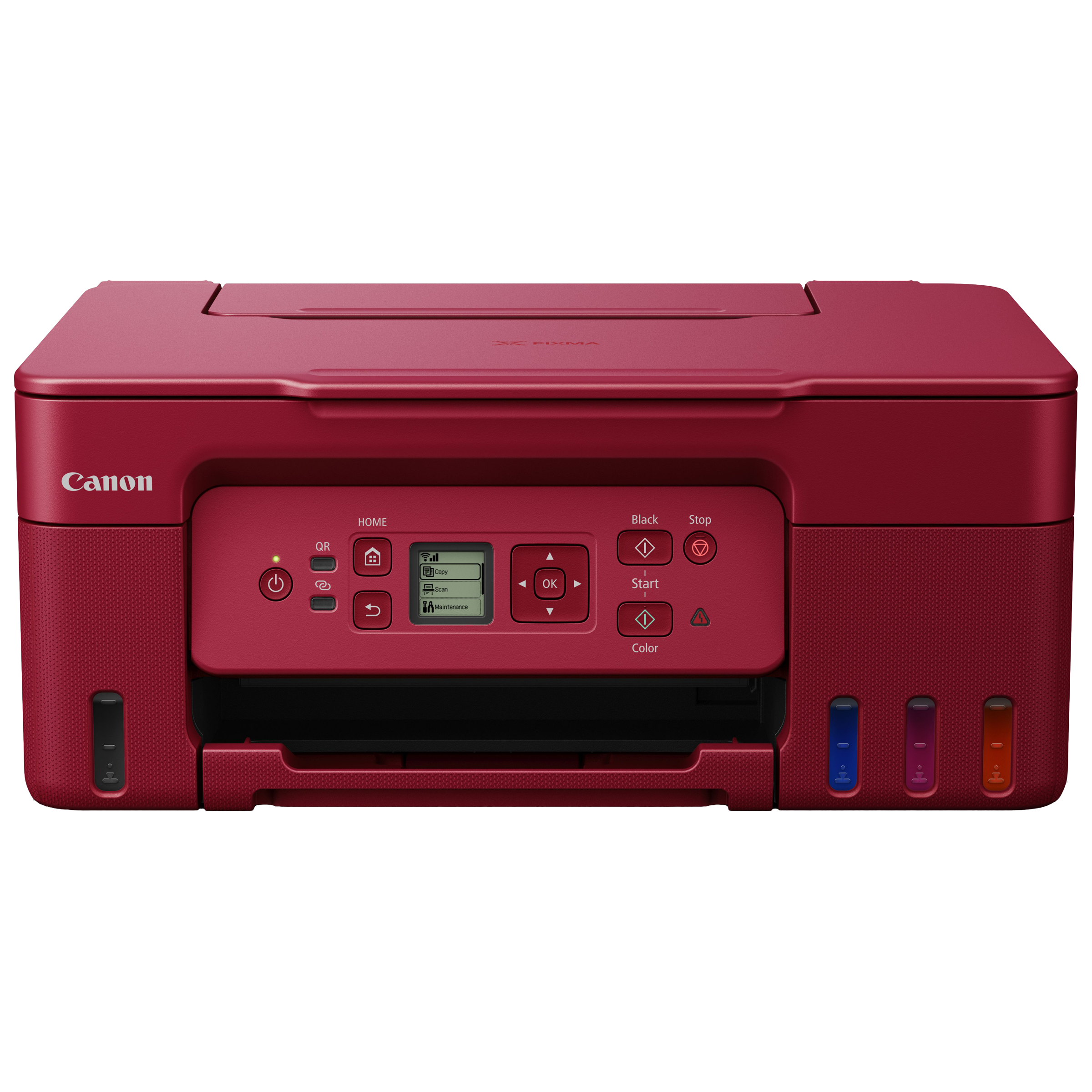 Canon Pixma G3770 All in One Wi-Fi Ink Tank Printer with Intuitive LCD Screen (Mobile & Cloud Printing, Red)