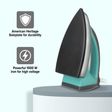 Syska Clasique 1000 Watts Dry Iron (American Heritage Coated Soleplate, SDI-350, Teal and Black)_2