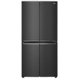 LG 594 Litres Frost Free French Door Smart Wi-Fi Enabled Refrigerator with Linear Cooling Technology (GC-B22FTQVB.AMCQEB, Matte Black)_1