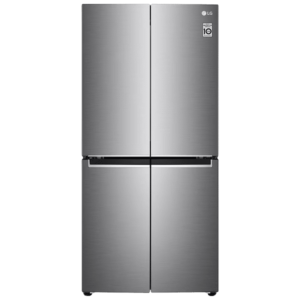 LG 594 Litres French Door Smart Wi-Fi Enabled Refrigerator with Linear Cooling Technology (GC-B22FTLVB.APZQEB, Shiny Steel)_1