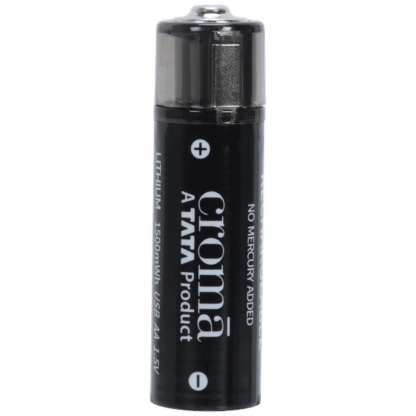 Buy Croma AA Rechargeable Battery (Pack of 2) Online Croma