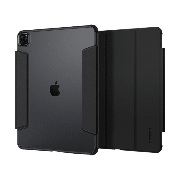 spigen Ultra Hybrid Pro Polycarbonate Back Cover for Apple iPad Pro 12.9 Inch (Apple Pencil Functions, Black)_1