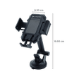 ultraprolink Robot II Windshield Mobile Holder (Double lock, UM0079, Black)_2