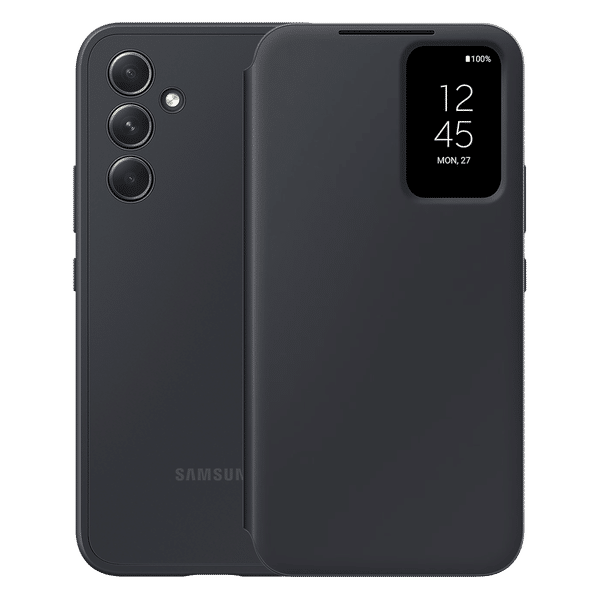 SAMSUNG Flip Case for Galaxy A54 (Smart View, Black)_1