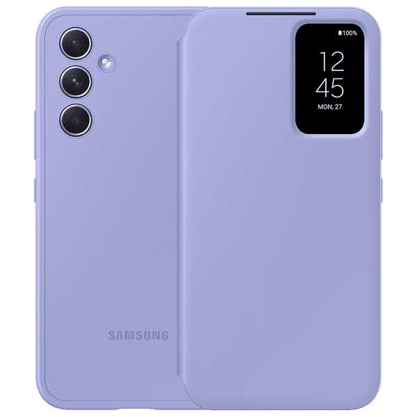 SAMSUNG Flip Case for Galaxy A54 (Smart View, Blueberry)_1