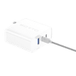 Sortd GaN 65W Type A & Type C 3-Port Fast Charger (Adapter Only, 13 Safety Protection, White)_1