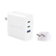 Sortd GaN 65W Type A & Type C 3-Port Fast Charger (Adapter Only, 13 Safety Protection, White)_3