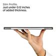 spigen Smart Fold Polycarbonate, Polyurethane Leather Flip Cover for Apple iPad Pro 11 Inch (Wireless Charging Compatible, Black)_3