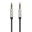 ultraprolink AudioOX 3.5mm Aux to 3.5mm Aux 4.92 Feet (1.5M) Cable (Tangle Free, Black)_1
