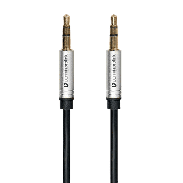 ultraprolink AudioOX 3.5mm Aux to 3.5mm Aux 4.92 Feet (1.5M) Cable (Tangle Free, Black)_1