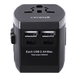 Croma Type A & Type C 4-Port Charger (Adapter Only, AC Outlet With Safety Shutter, Black)_3
