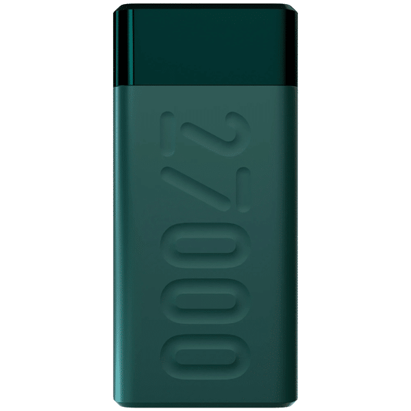 ambrane Stylo Pro 27000 mAh 20W Fast Charging Power Bank (2 Type A and 1 Type C Ports, Quick Charge 3.0, Green)_1