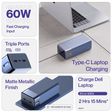 ambrane Stylo Boost 40000 mAh 65W Fast Charging Power Bank (2 Type A and 1 Type C Ports, LED Light Indicator, Blue)_4