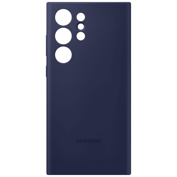 SAMSUNG Soft Silicone Back Case for Galaxy S23 Ultra (Smooth Grip, Navy)_1