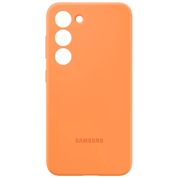 SAMSUNG Soft Silicone Back Case for Galaxy S23 (Orange)_1