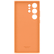 SAMSUNG Soft Silicone Back Case for Galaxy S23 Ultra (Scratch Resistant, Orange)_3
