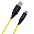 Croma Sunburn Edition USB 2.0 Type A to USB 2.0 Type C Charging Cable (Shock Protective, Yellow)_4