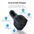 pTron Bullet Pro 36W Type A & Type C 3-Port Quick Charger (Adapter Only, Built-in Smart IC Chip, Black)_4