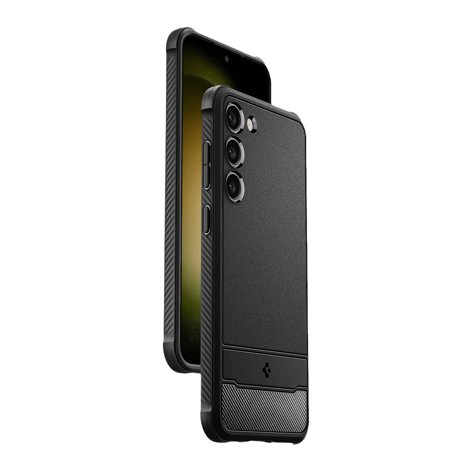 Spigen Rugged Armor Tough Matte Black Case - For iPhone 13 Pro Max