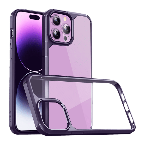 GRIPP Defender Hard TPU, Polycarbonate Back Case for Apple iPhone 14 Pro Max (Drop Protection, Purple)_1