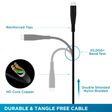 urbn Type A to Micro USB Type B 4.95 Feet (1.5 M) Cable (Tangle-free Design, Black)_3