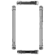 HYPHEN TPU Back Case & Tempered Glass for Samsung Galaxy S23 Ultra (Slip Resistant, Transparent)_4