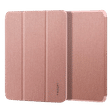 spigen Urban Fit Nylon Flip Cover for Apple iPad Air 10.9 Inch (Pencil Holder, Rose Gold)_1