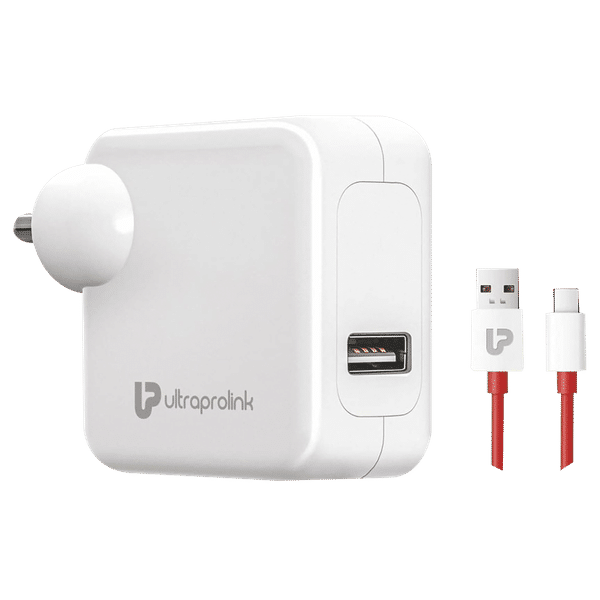 ultraprolink Boost 30W Type A Fast Charger (Type A to Type C, Multi-Layer Protection, White)_1