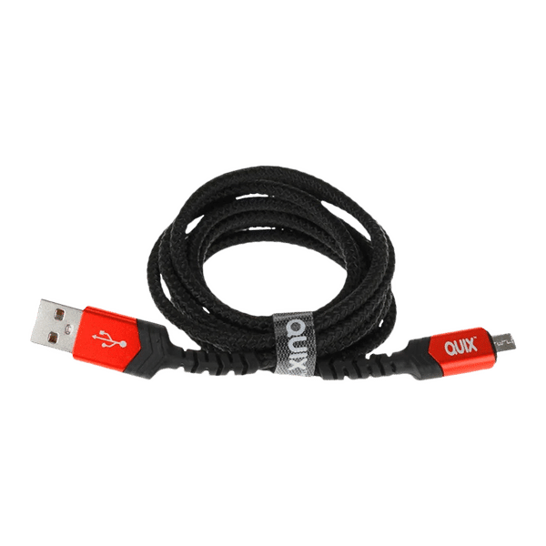 Quix Type A to Type B 4.95 Feet (1.5 M) Cable (Sync & Charge, Black)_1