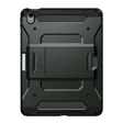 spigen Tough Armor Pro Polycarbonate Back Cover for Apple iPad Air 10.9 Inch (Raised Edges, Military Green)_3