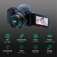 SONY Alpha ZV-E10L 24.2MP Mirrorless Camera (16-50 mm Lens, 23.5 x 15.6 mm Sensor, Vari-Angle Touch Screen LCD)_3