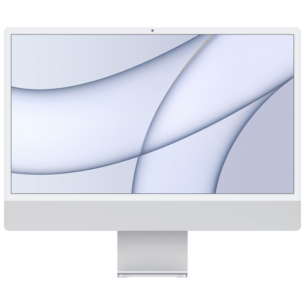 Apple iMac 24 Inch 4.5K Retina Display 2021 (M1 Chip, 8GB, 512GB, Apple, macOS Big Sur, Silver)_1