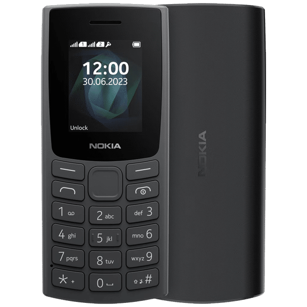 NOKIA 105 SS 2023 (4MB, Single SIM, IP52 Water Resistant, Charcoal)_1