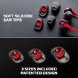 HyperX Cloud 4P5J5AA Wired Earphone with Mic (In Ear, Red and Black)_4