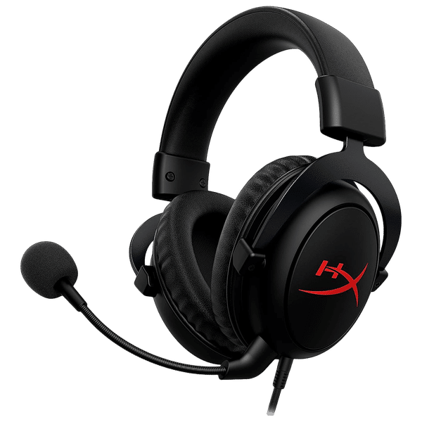 HyperX Cloud Core 4P4F2AA Wired Gaming Headset with Passive Noise Cancellation (20 Hours Battery Life, Over Ear, Black)_1
