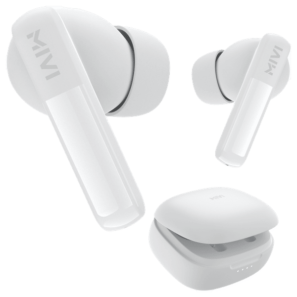 MIVI DuoPods T20 TWS Earbuds with Environmental Noise Cancellation (IPX4 Water Resistant, 45 Hours Playtime, White)_1