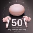 MIVI DuoPods T50 TWS Earbuds with Environmental Noise Cancellation (IPX4 Sweat Resistant, 13mm Bass Drivers, Coral Plush)_3
