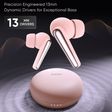 MIVI DuoPods T50 TWS Earbuds with Environmental Noise Cancellation (IPX4 Sweat Resistant, 13mm Bass Drivers, Coral Plush)_4