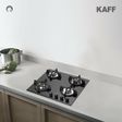 KAFF KH60 BR4 Tempered Glass Top 4 Burner Automatic Electric Hob (Heavy Duty Cast Iron Pan Support, Black)_4