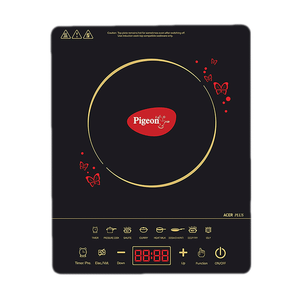 Pigeon Acer Plus 1800W Induction Cooktop with 8 Preset Menus_1