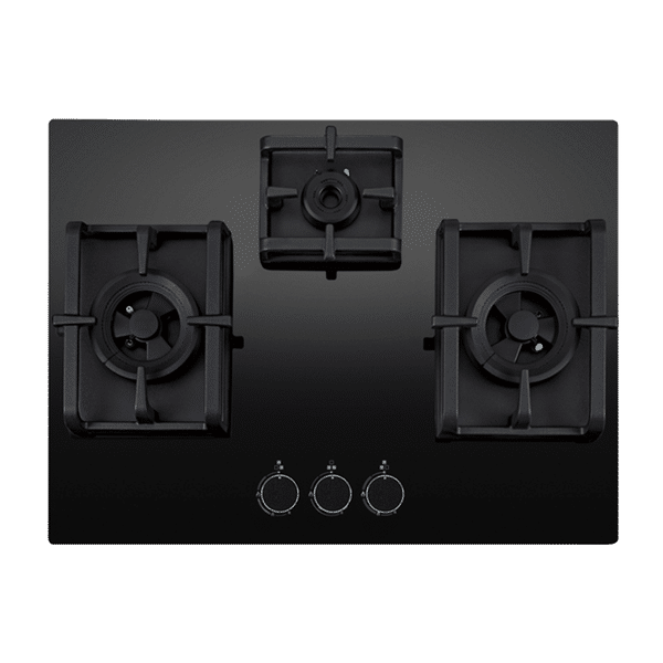 Elica PRO MAX FB MFC 3B 70 DX Glass Top 3 Burner Automatic Electric Hob (Sturdy & Durable, Black)_1