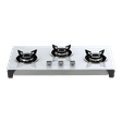 Black & Decker Toughened Glass Top 3 Burner Automatic Gas Stove (Skid-Proof Legs, White)_4