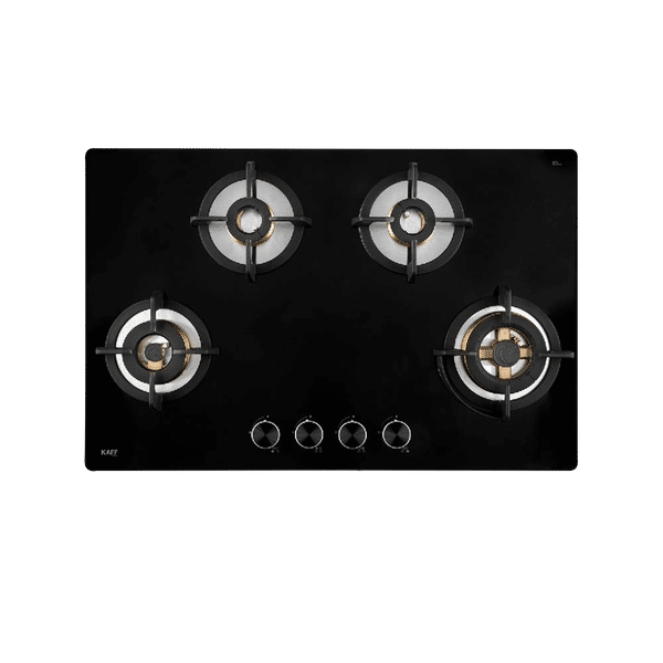 KAFF BLH 804 Tempered Glass Top 4 Burner Automatic Electric Hob (Flame Failure Device, Black)_1
