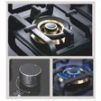 Elica PRO FB MFC 4B 120 DX Glass Top 4 Burner Automatic Electric Hob (Cast Iron Grid, Black)_4