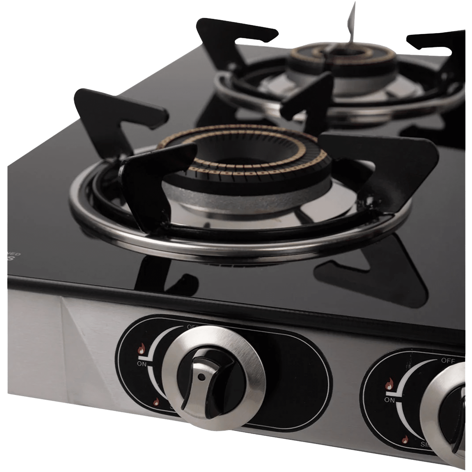 Buy Blowhot Jasper Toughened Glass Top 4 Burner Automatic Electric Gas ...